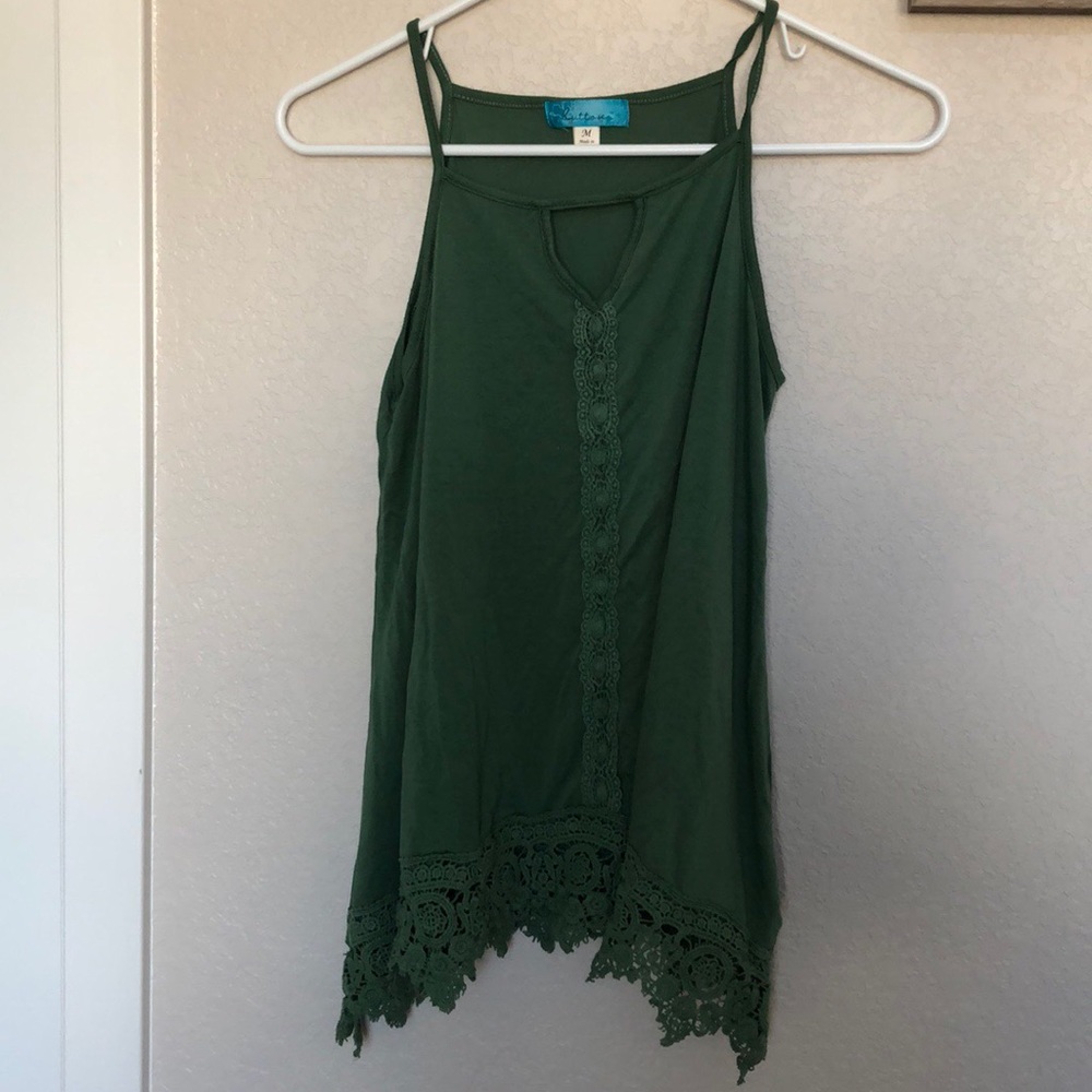 Francesca’s crocheted hem top