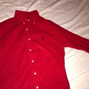 Red Polo Ralph Lauren button up