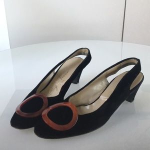 Vintage Roger Vivier Velvet shoes