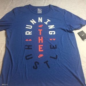 Nike Dri fit t-shirt men’s XL Blue/Orange