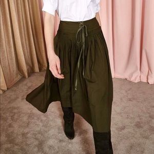 Ulla Johnson Evelyn Skirt in Army
