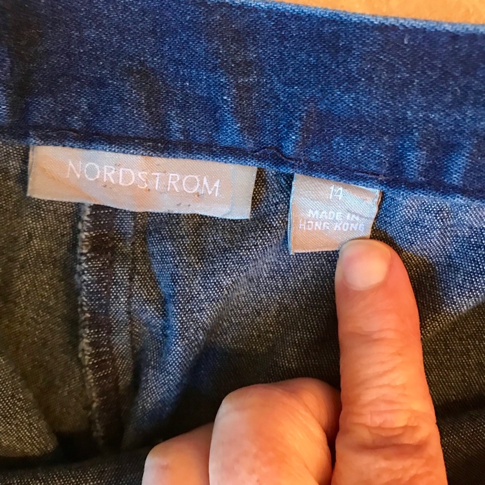 Crop flat-front jeans-Nordstrom’s