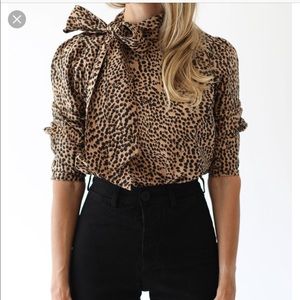 Ulla Johnson Penelope Blouse in Cheetah