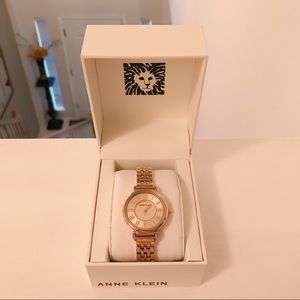 Rose gold Anne Klein watch