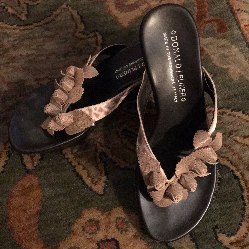 Donald Pliner wedge sandals