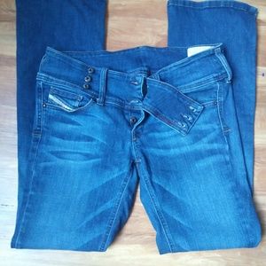 Diesel Boot Cut Blue Jeans