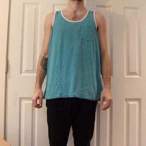 Light Blue Men's Tank Top
