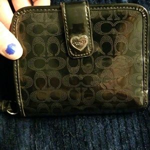 Coach mini wallet