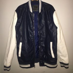 Varsity bomber jacket
