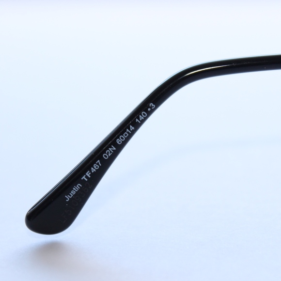 TOM FORD JUSTIN TF467 467 BLACK-GOLD/ GREEN 02N SU - Picture 5 of 5