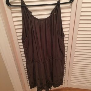 Dark green romper
