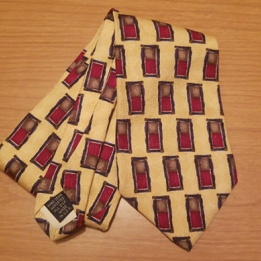 men's silk neck tie