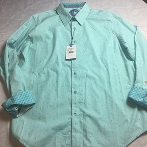 Robert Graham men’s XXL turquoise