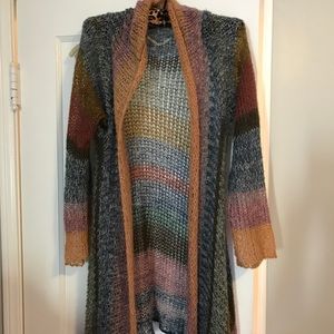 Open cardigan