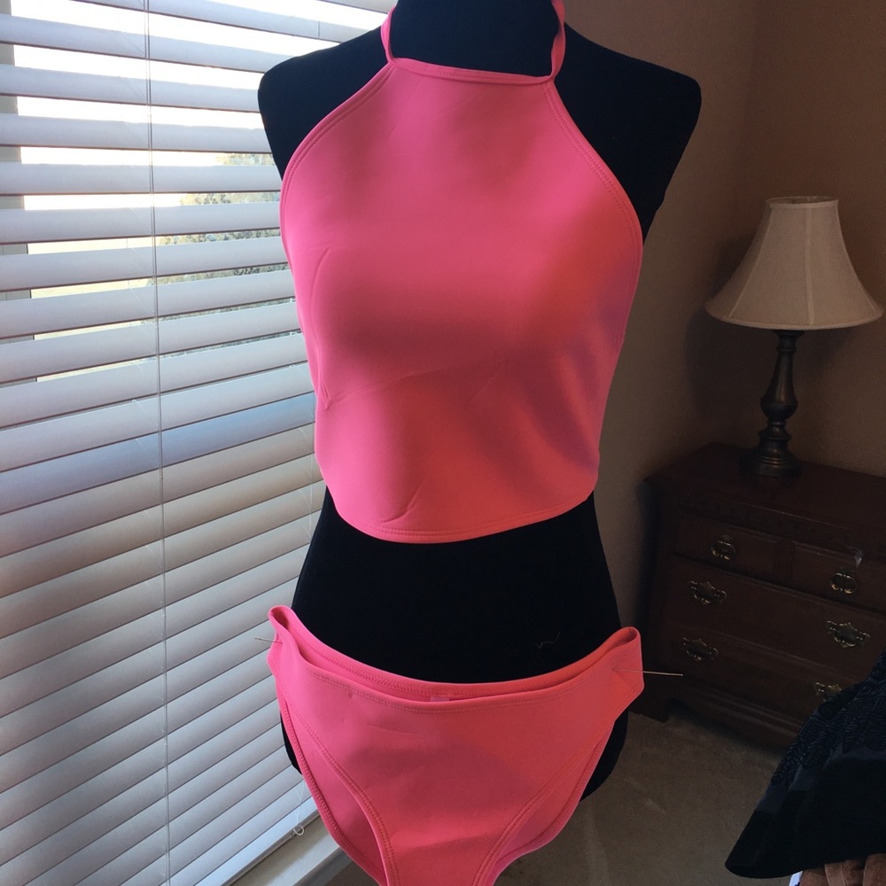 Neoprene high neck bikini NWOT (2) Asian sizing - Picture 3 of 5