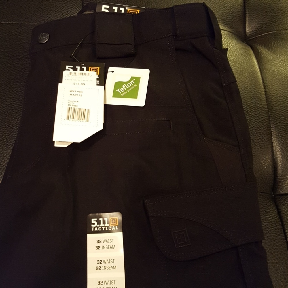 Black tactical pants