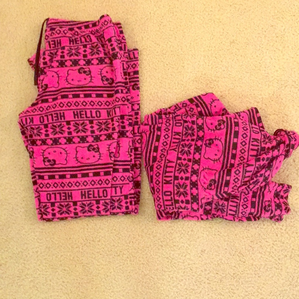Fleece Hello Kitty pajama set