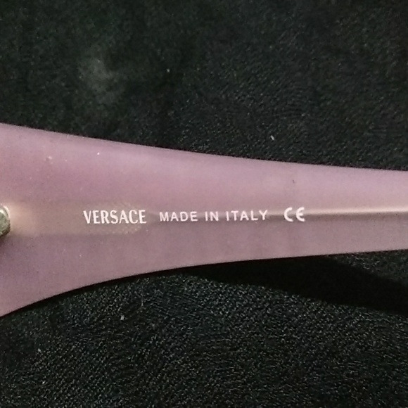Authentic Lavender & Chocolate Versace sunglasses - Picture 3 of 8