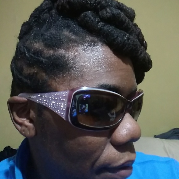 Authentic Lavender & Chocolate Versace sunglasses - Picture 7 of 8