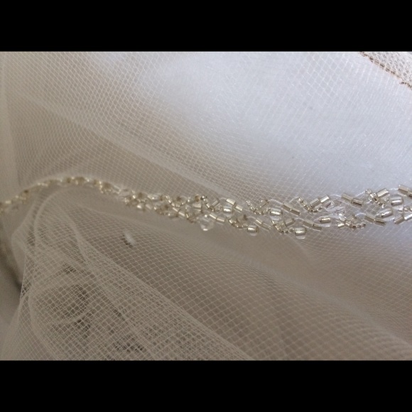 Beautiful beaded veil main image 4