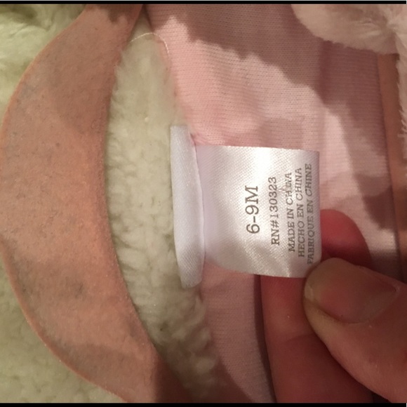 Baby girls pink winter snowsuit 6 - 9 months - Picture 5 of 5