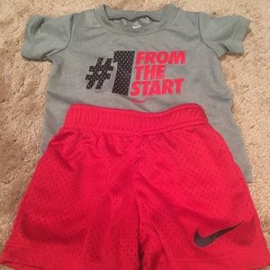 Nike shorts set