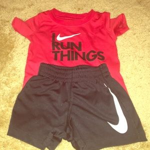Nike shorts set