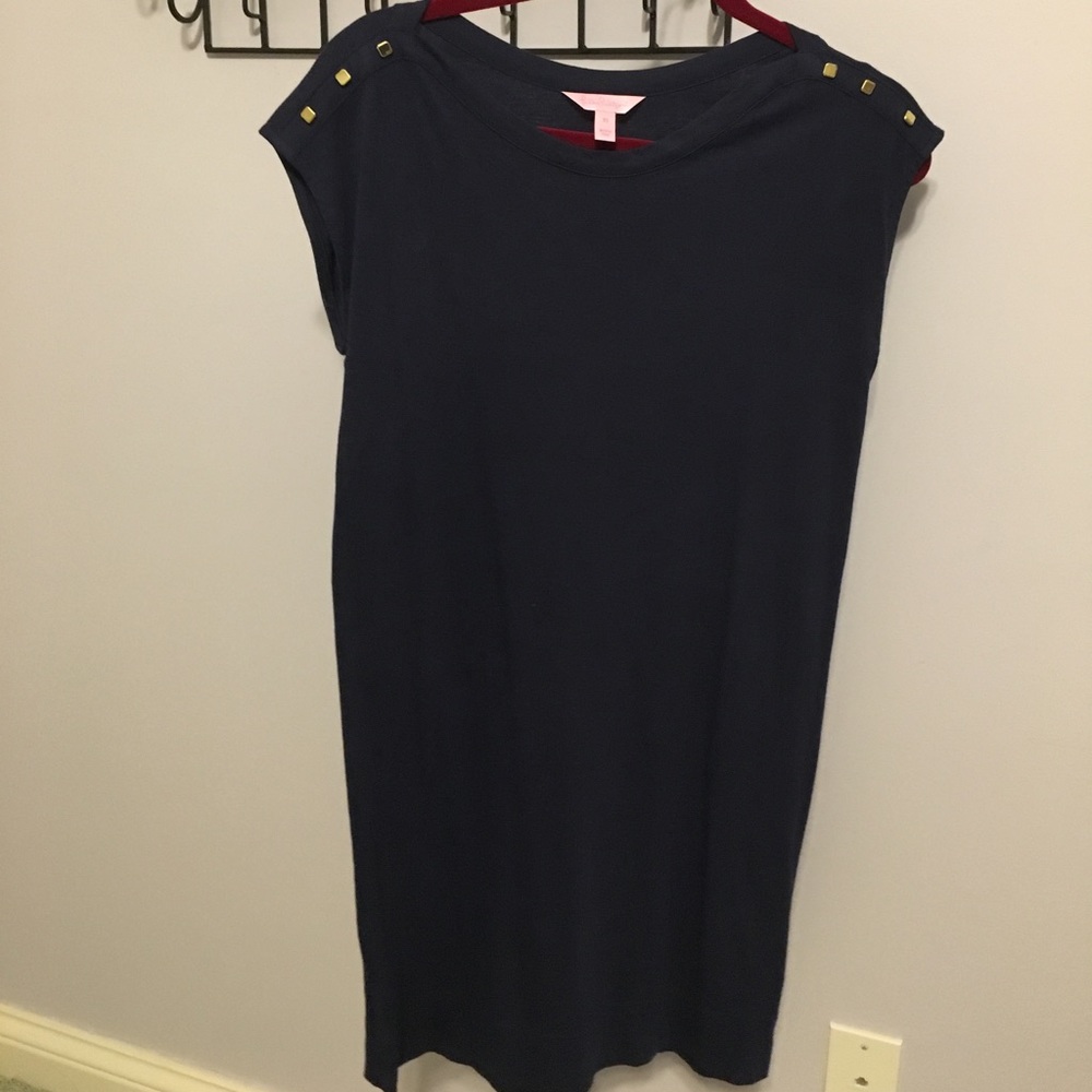 Navy Lilly Pulitzer t-shirt dress