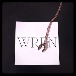 WREN x FabFitFun RoseGold Horseshoe Necklace