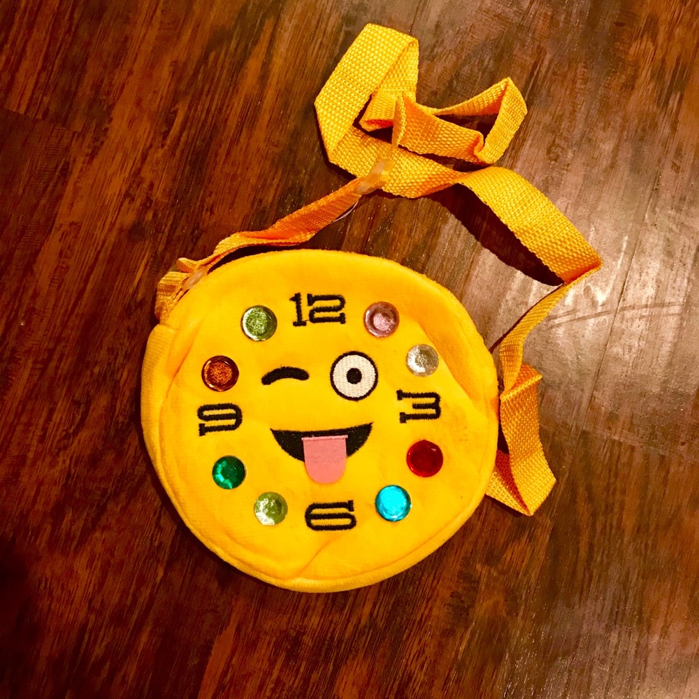 👑Cute! Yellow Emoji Purse