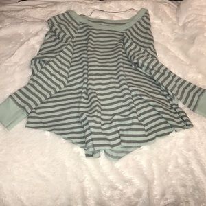 striped thermal free people top
