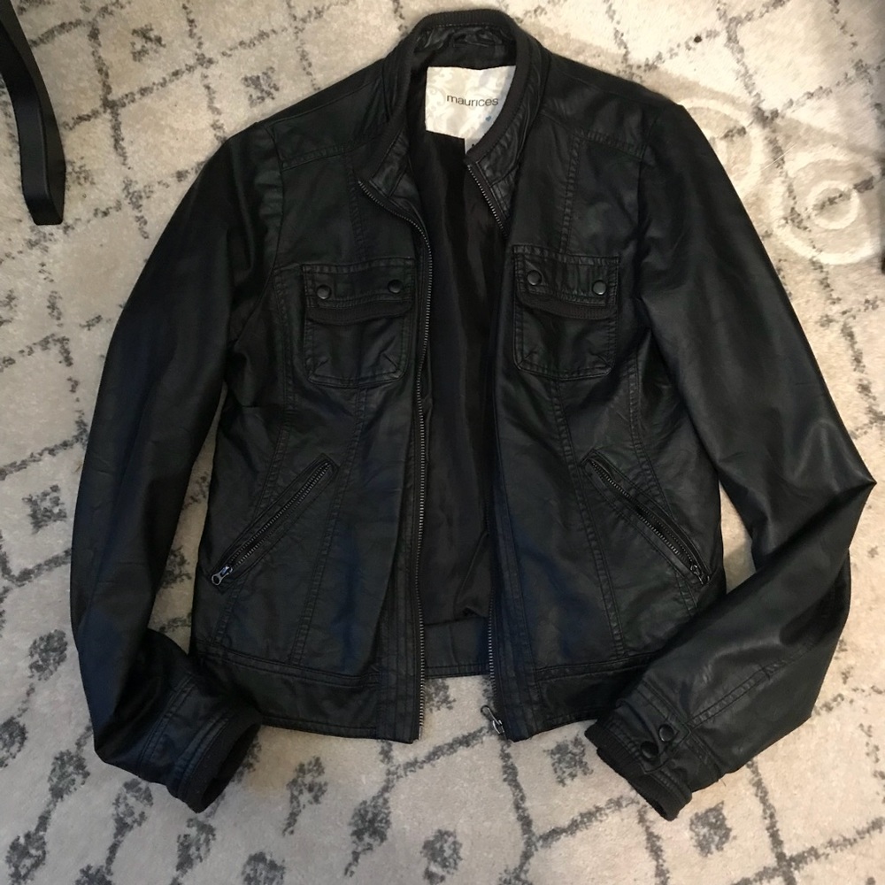 Maurices Black Moto Jacket