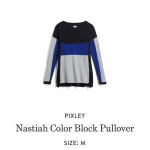 Pixley Color Block Pullover Sweater