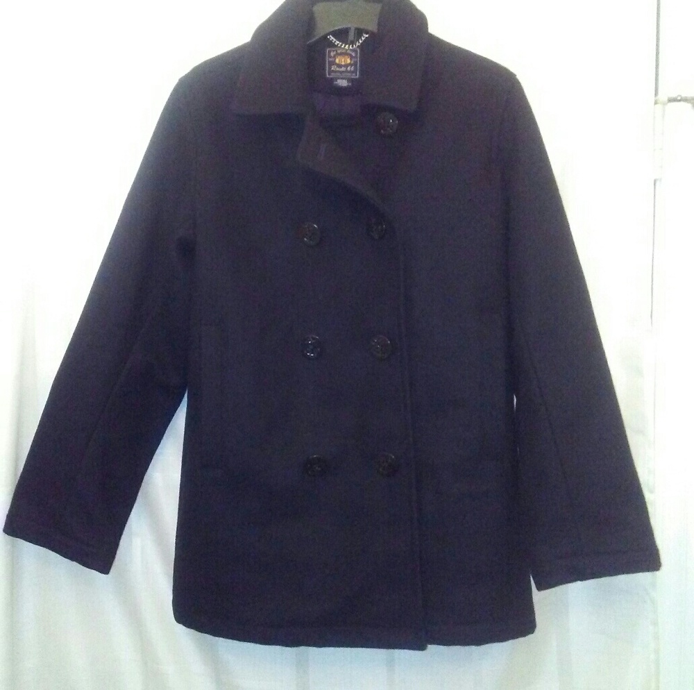 Cute Black Peacoat!