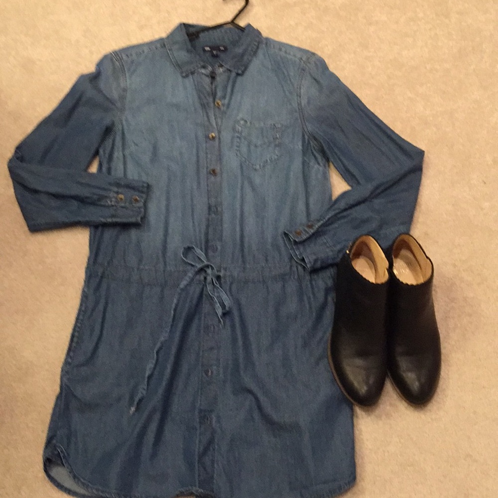 Gap denim shirt dress