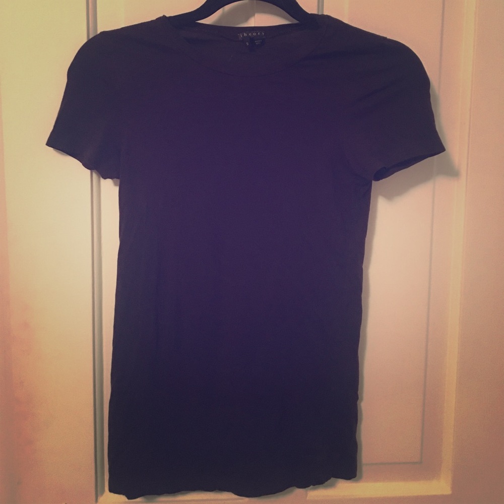 Theory dark brown spanxy T size S