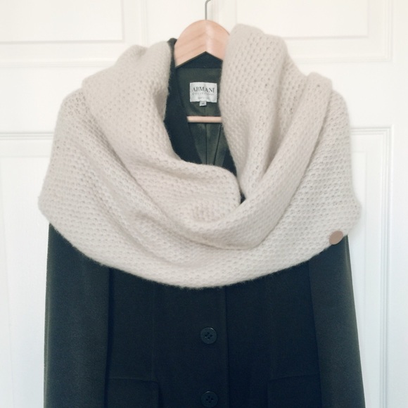 Chloe Accessories - Chloe wool muffler snood ivory