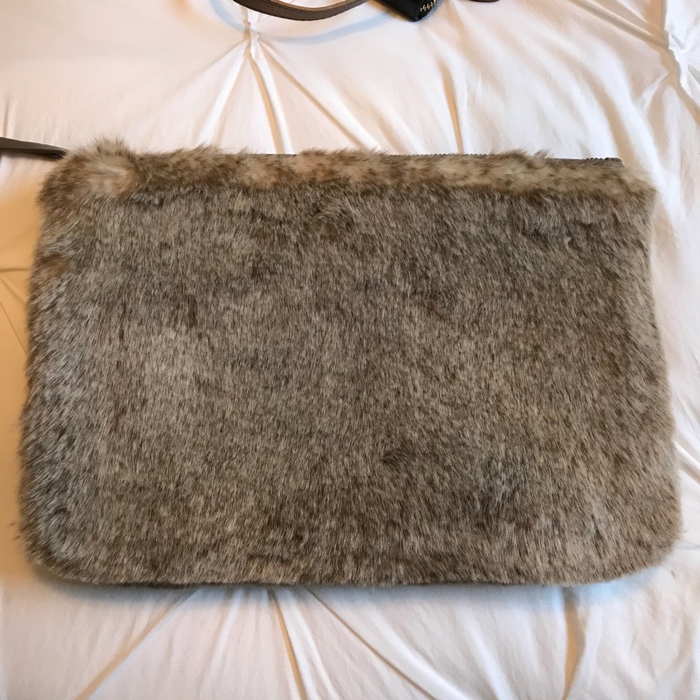 Restoration hardware zip clutch