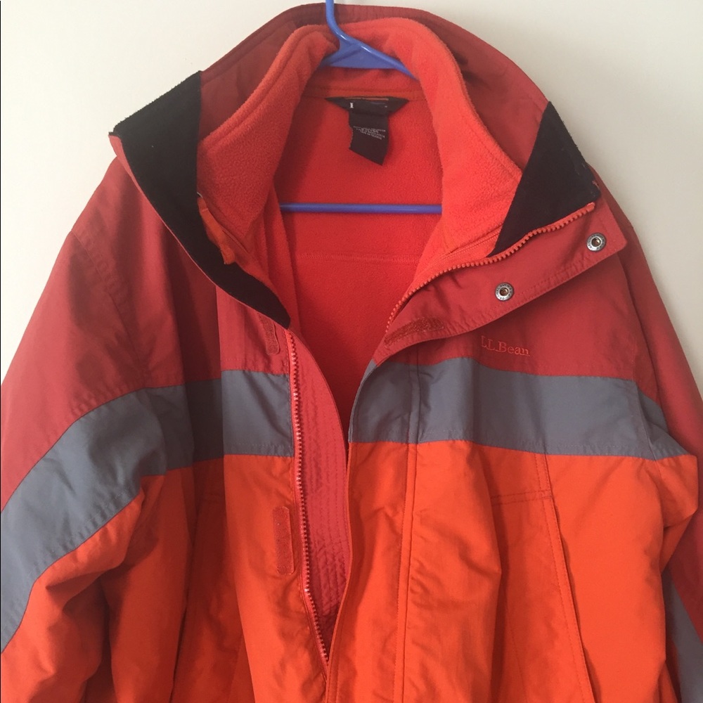 LL Bean Men's Size Medium 2 in 1 Jacket
