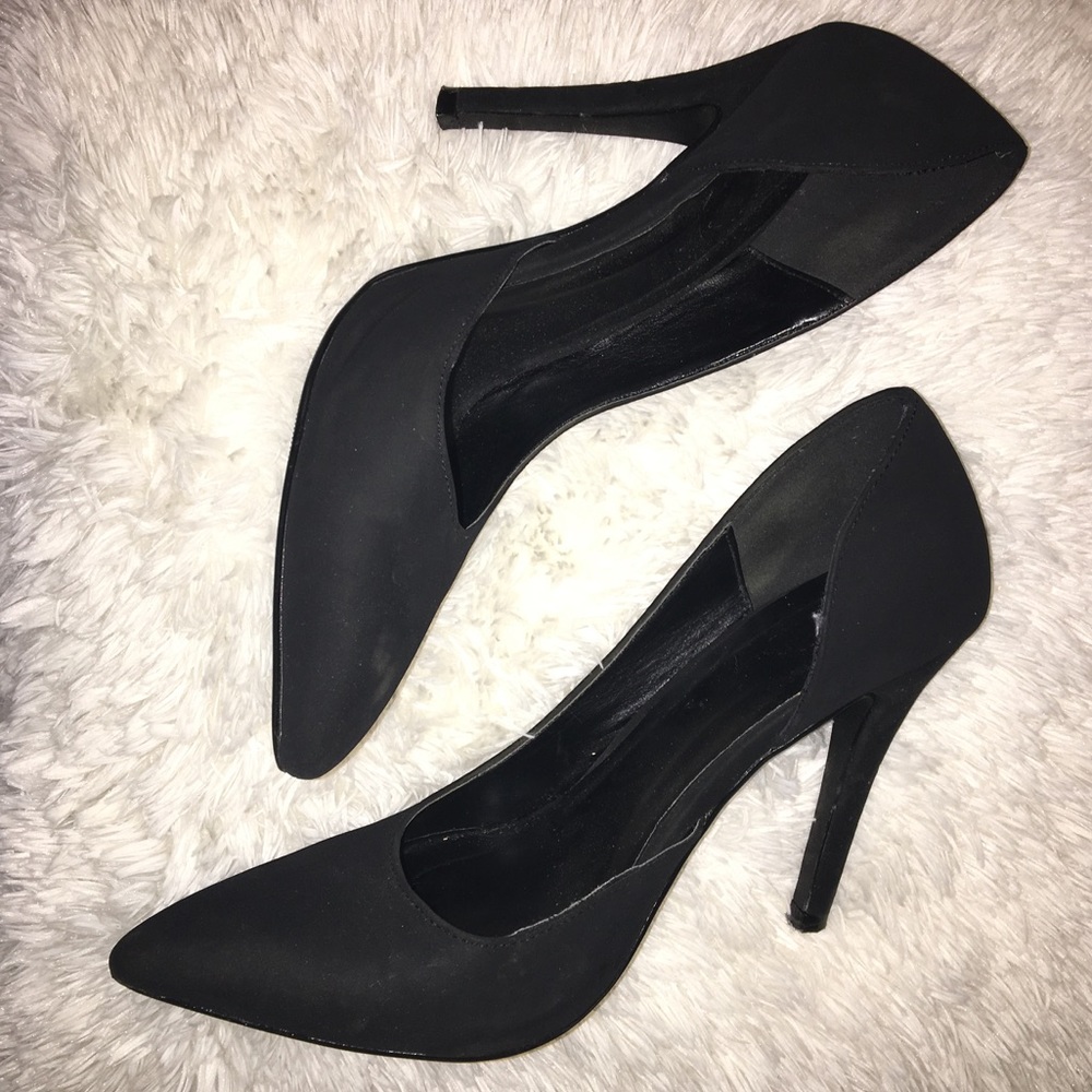 Black Suede Heels