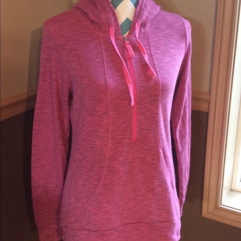 Women's Lucy 1/2 zip hoodie.