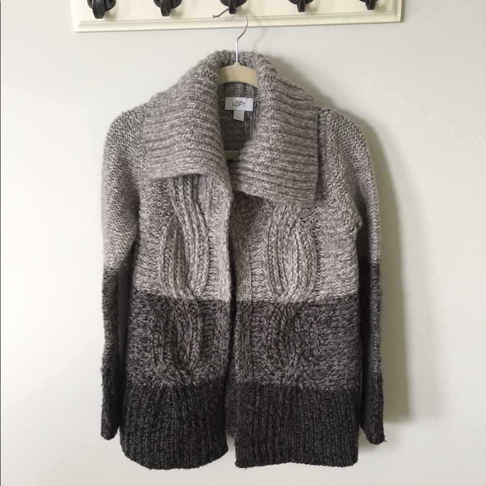Ann Taylor LOFT Chunky Wool Sweater