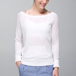 LULULEMON white long sleeve