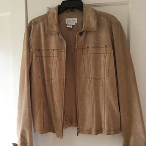 Light Tan Suede Jacket