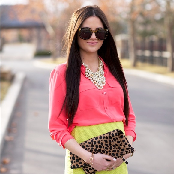 Pavé and Pearl Necklace from Pink Peonies - Picture 4 of 5