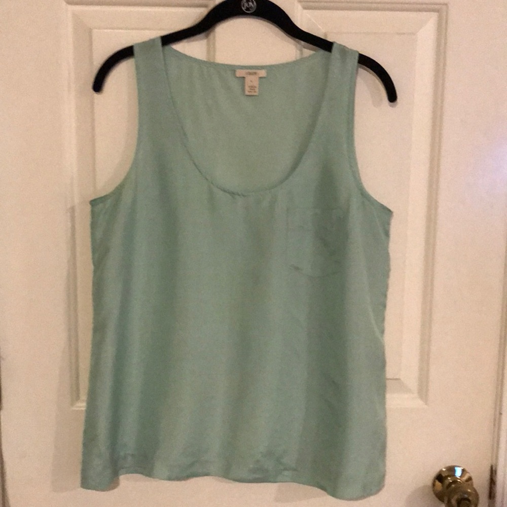 100% silk tank