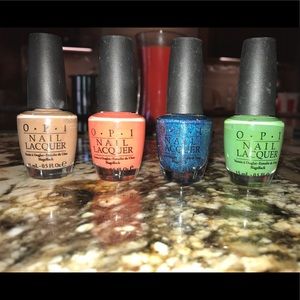 Bundles of 4  OPI NAIL LACQUER