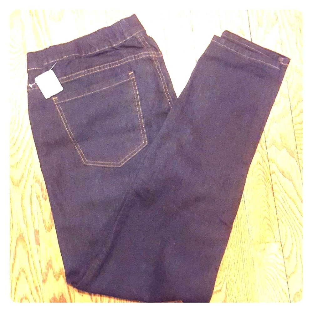 Dark wash jeggins