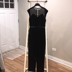 Express cap sleeve jumpsuit