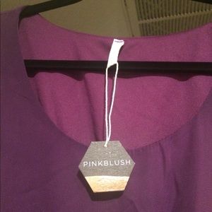 Pink Blush cocktail dress.